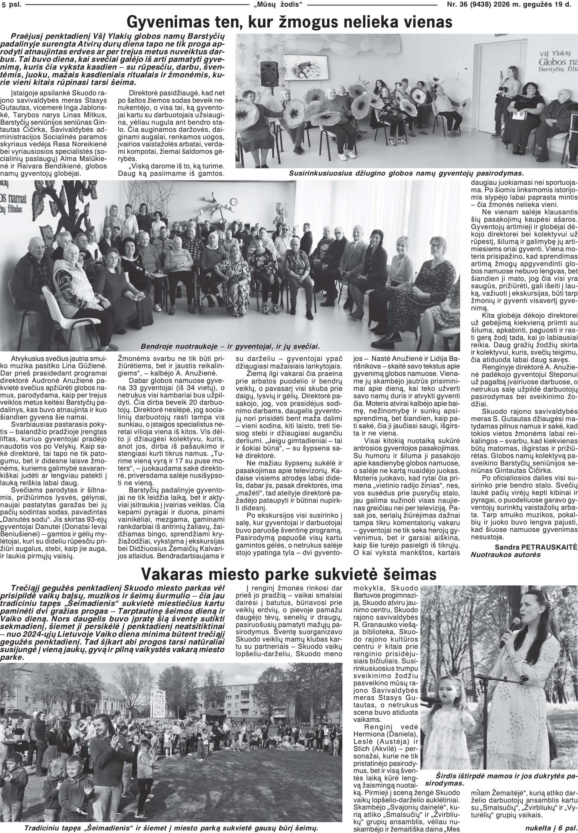Ypatinga Atvirų durų diena Barstyčiuose